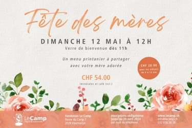 Mother's Day - Sunday, May 12
